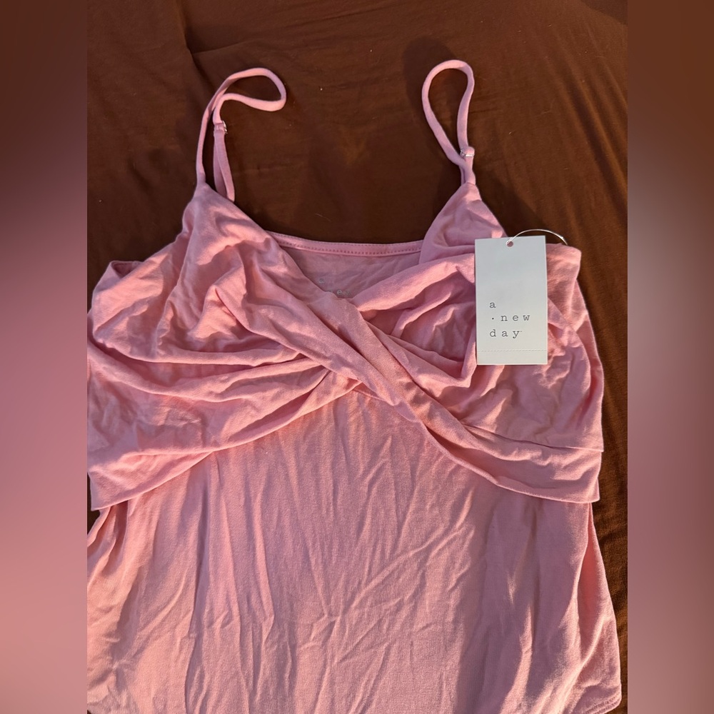 A New Day Light Pink Camisole bodysuit